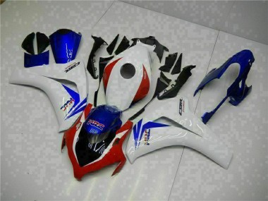 Shop 2008-2011 Honda CBR1000RR Bike Fairings - White Red Blue HRC