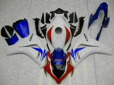 Shop 2008-2011 Honda CBR1000RR Bike Fairings - White Red Blue HRC