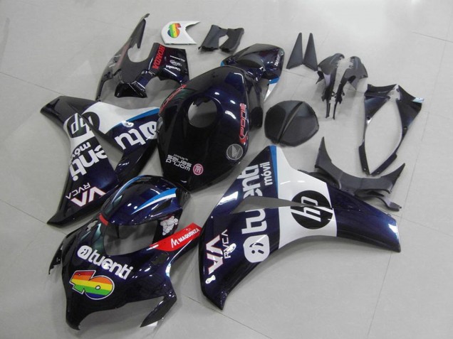 2008-2011 Honda CBR1000RR Motorcycle Fairings - Dark Blue White Red Tuenli HP