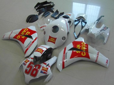 Shop 2008-2011 Honda CBR1000RR Motorcycle Fairings - White Red Yellow San Carlo 58