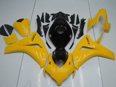 Shop 2008-2011 Honda CBR1000RR Motorcycle Fairing Kits - Yellow Glossy Black