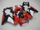 2008-2012 Kawasaki EX250 Motorcycle Fairings - Red White Black
