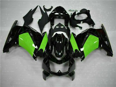 Shop 2008-2012 Kawasaki EX250 Motorcycle Fairings - Glossy Black Green