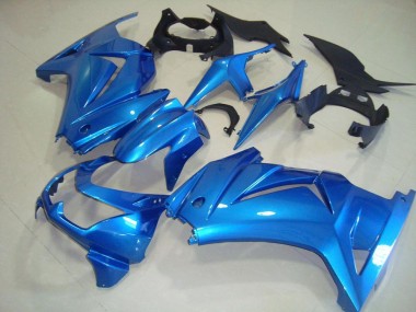 Shop 2008-2012 Kawasaki ZX250R Motorcycle Fairings - Light Blue OEM Style