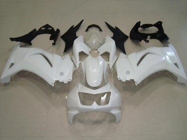 Shop 2008-2012 Kawasaki ZX250R Motorcycle Fairings - White