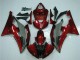 2008-2016 Yamaha YZF R6 Motorcycle Fairings - Red Grey