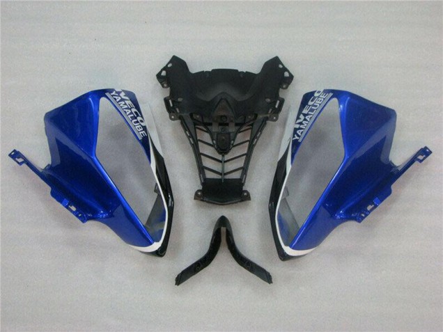2008-2016 Yamaha YZF R6 Motorcycle Fairings - White Blue Black ENEOS Semakin Didepan