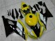 2008-2016 Yamaha YZF R6 Motorcycle Fairings - Yellow White Glossy Black