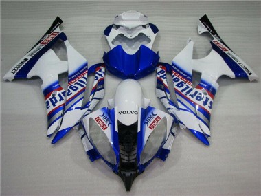 Shop 2008-2016 Yamaha YZF R6 Motorcycle Fairings - White Blue Red Sterilgarda Volvo Fimer Yamalube