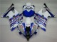 2008-2016 Yamaha YZF R6 Motorcycle Fairings - White Blue Red Sterilgarda Volvo Fimer Yamalube