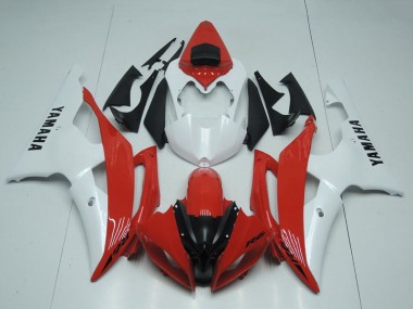 Shop 2008-2016 Yamaha YZF R6 Motorcycle Fairings - White Red