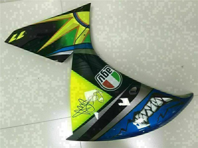 2009-2011 Yamaha YZF R1 Motorcycle Fairings - Blue Yellow Shark