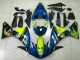 2009-2011 Yamaha YZF R1 Motorcycle Fairings - Blue Yellow Shark