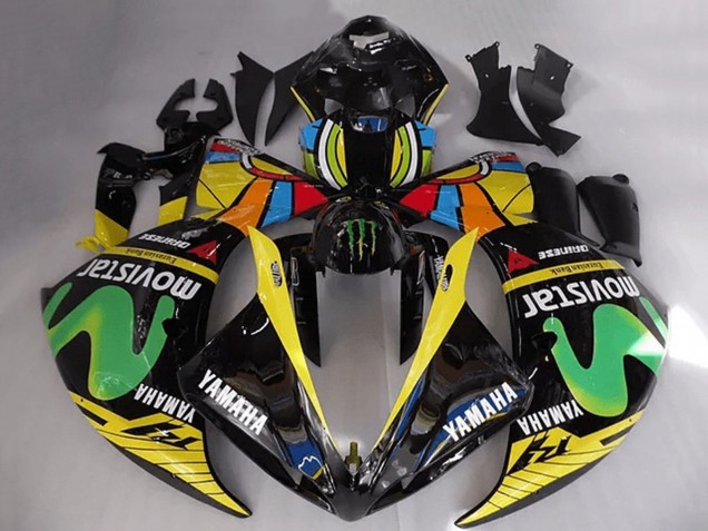 2009-2011 Yamaha YZF R1 Motorcycle Fairings - Rossi MoviStar