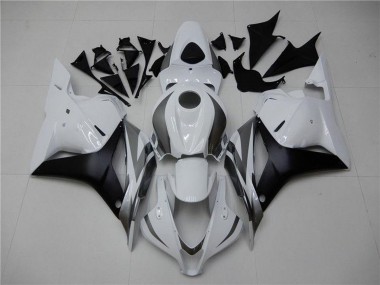 Shop 2009-2012 Honda CBR600RR Motorcycle Fairing - White Grey Matte Black