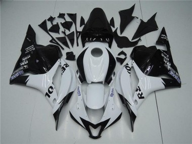 Shop 2009-2012 Honda CBR600RR Motorcycle Fairing - White Glossy Black Repsol