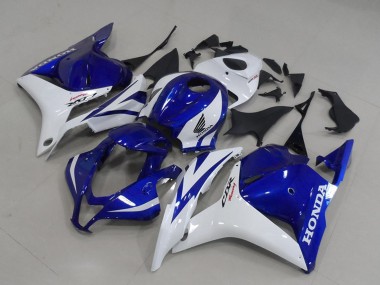 Shop 2009-2012 Honda CBR600RR Motorcycle Fairings - White Blue