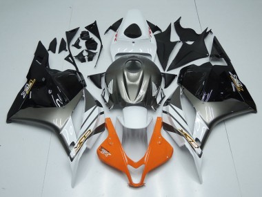 Shop 2009-2012 Honda CBR600RR Motorcycle Fairings - White Silver Orange Glossy Black