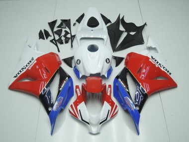 Shop 2009-2012 Honda CBR600RR Motorcycle Fairings - White Red Blue Glossy Black Motul