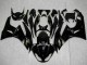 2009-2012 Kawasaki ZX6R Motorcycle Fairings - Glossy Black Gold Ninja