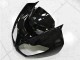 2009-2012 Kawasaki ZX6R Motorcycle Fairings - Glossy Black White Ninja