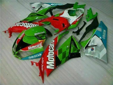 Shop 2009-2012 Kawasaki ZX6R Motorcycle Fairings - Green White Red Black Blue Motocard