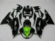 2009-2012 Kawasaki ZX6R Motorcycle Fairings - Glossy Black Green