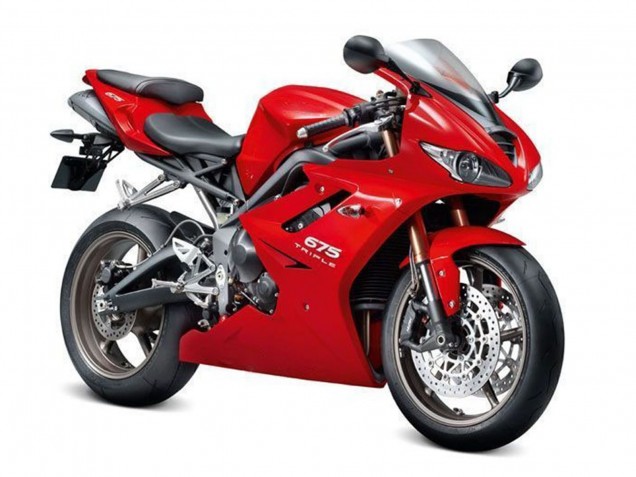 2009-2012 Triumph Daytona 675 Triple Motorcycle Fairing - Red