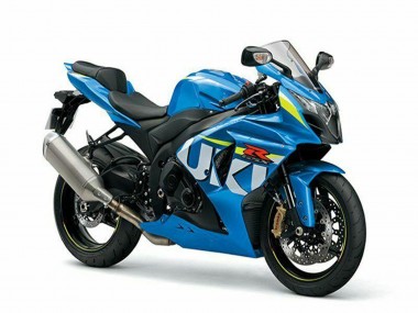 Shop 2009-2016 Suzuki GSXR 1000 Motorcycle Fairing Kits - Blue Green White