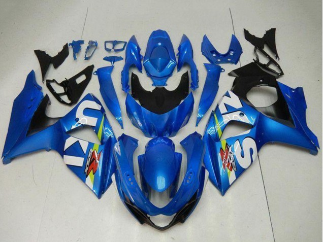 2009-2016 Suzuki GSXR 1000 Motorcycle Fairing Kits - Blue Green White