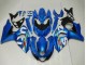 2009-2016 Suzuki GSXR 1000 Motorcycle Fairing Kits - Blue Green White