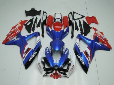 Shop 2009-2016 Suzuki GSXR 1000 Motorcycle Fairings - Blue Red White Piaa Motul