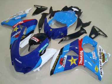 Shop 2009-2016 Suzuki GSXR 1000 Motorcycle Fairings - Blue White Red Black Rockstar Racing