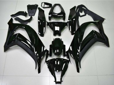 Shop 2011-2015 Kawasaki ZX10R Motorcycle Fairings - Glossy Black