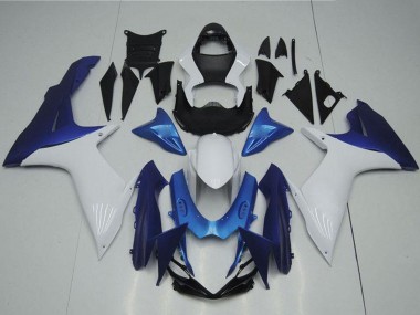 Shop 2011-2024 Suzuki GSXR 600/750 Motorcycle Fairings - White Light Blue
