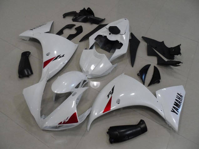 2012-2014 Yamaha YZF R1 Motorcycle Fairings - White