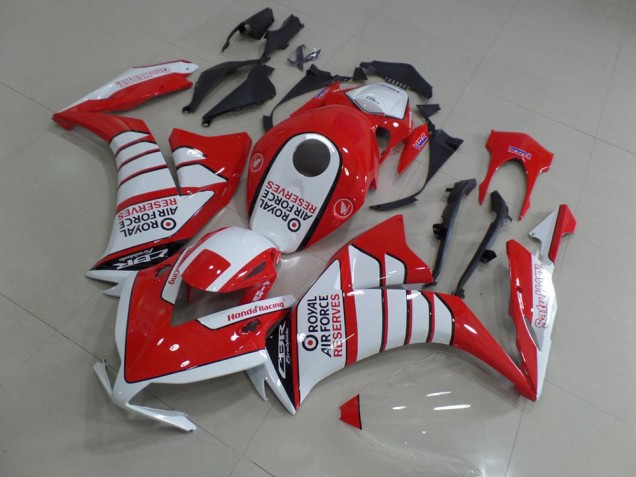 2012-2016 Honda CBR1000RR Motorcycle Fairings - White Red Wings