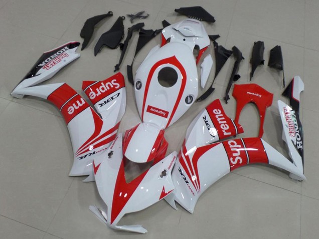 2012-2016 Honda CBR1000RR Motorcycle Fairings - White Red Black Supreme