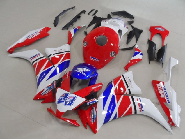 2012-2016 Honda CBR1000RR Motorcycle Fairings - White Red Blue HRC 23