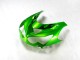 2012-2024 Kawasaki ZX14R ZZR1400 Motorcycle Fairing - Green Glossy Black