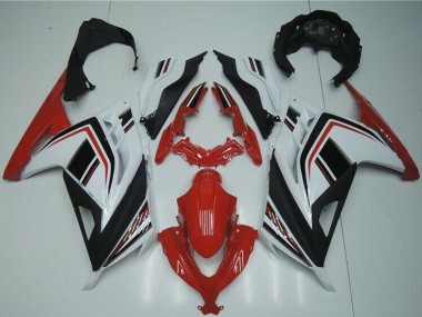 Shop 2013-2024 Kawasaki Ninja 300 EX300R Motorcycle Fairings - White Red Black
