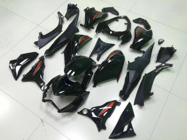 Shop 2013-2018 Kawasaki Z800 Motorcycle Fairings - Glossy Black Red Silver