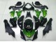 2013-2018 Kawasaki Z800 Motorcycle Fairing - Green Glossy Black