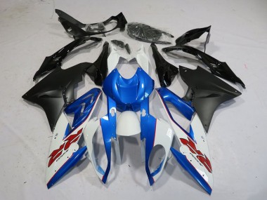 Shop 2015-2016 BMW S1000RR Motorcycle Fairing - White Blue Matte Black