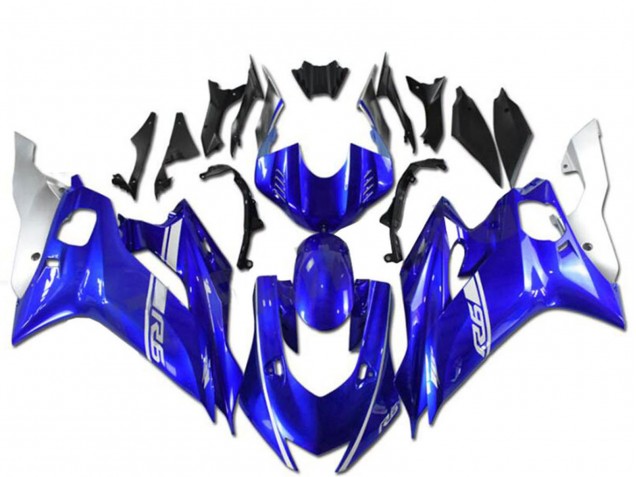2017-2023 Yamaha YZF R6 Motorcycle Fairings - Blue Silver