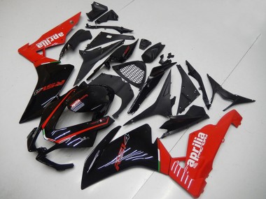 Shop 2009-2015 Aprilia RSV4 1000 Motorcycle Fairings - Glossy Black Red