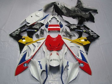 Shop 2009-2014 BMW S1000RR Motorcycle Fairings - White Red Yellow Blue Black HP Castrol