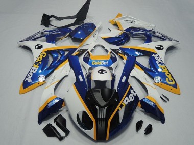 Shop 2009-2014 BMW S1000RR Motorcycle Fairings - White Yellow Blue Matte Black GoldBet