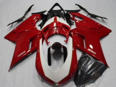 Shop 2007-2014 Ducati 1198 Motorcycle Fairings - Red