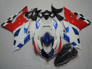 Shop 2011-2014 Ducati 1199 Motorcycle Fairings - White Blue Red Black